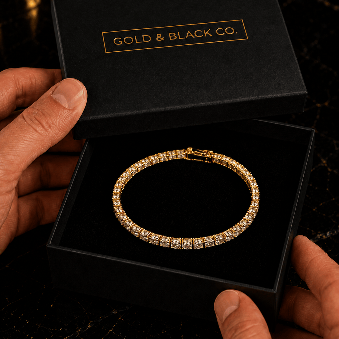 18k Gold Diamond Tennis Bracelet
