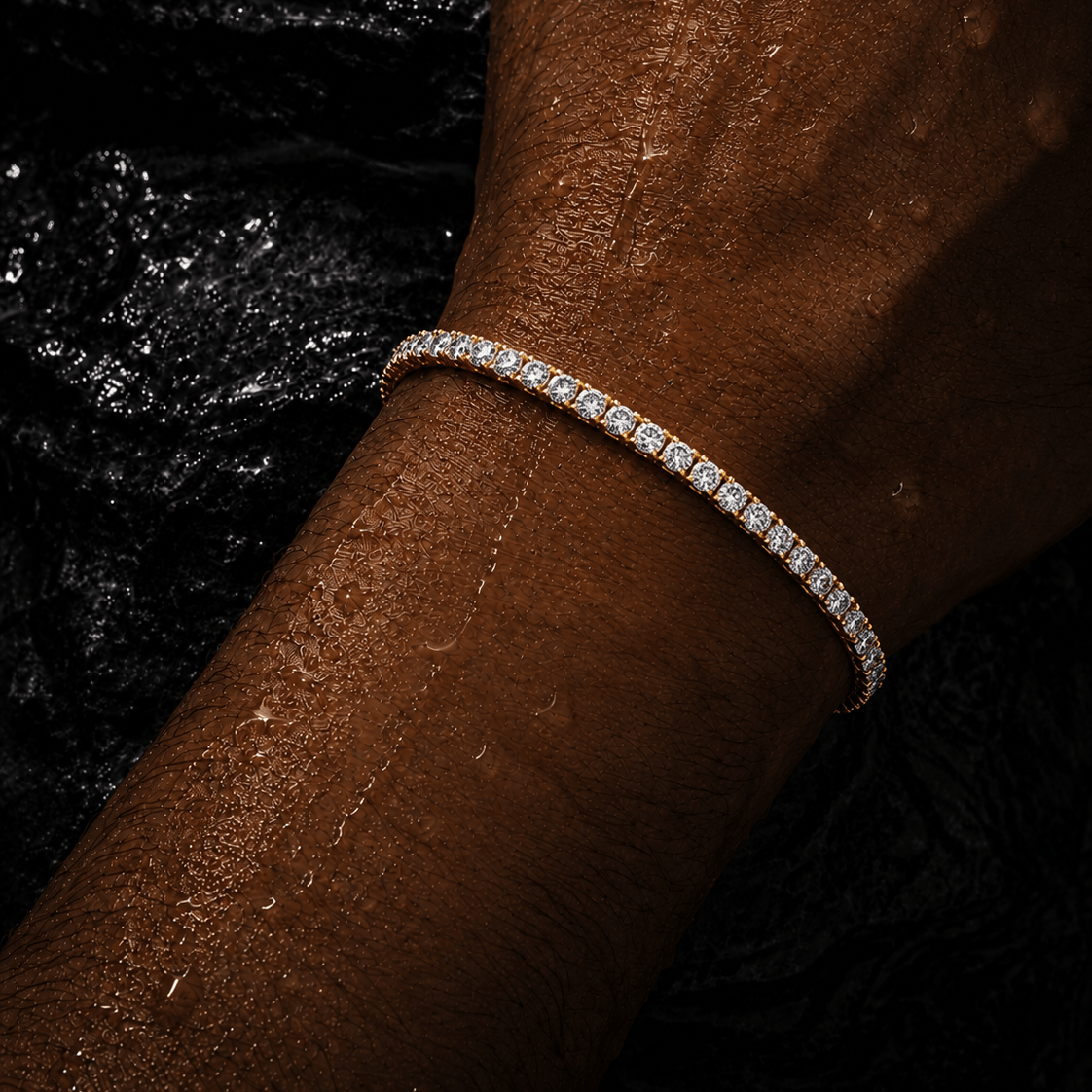 18k Gold Diamond Tennis Bracelet