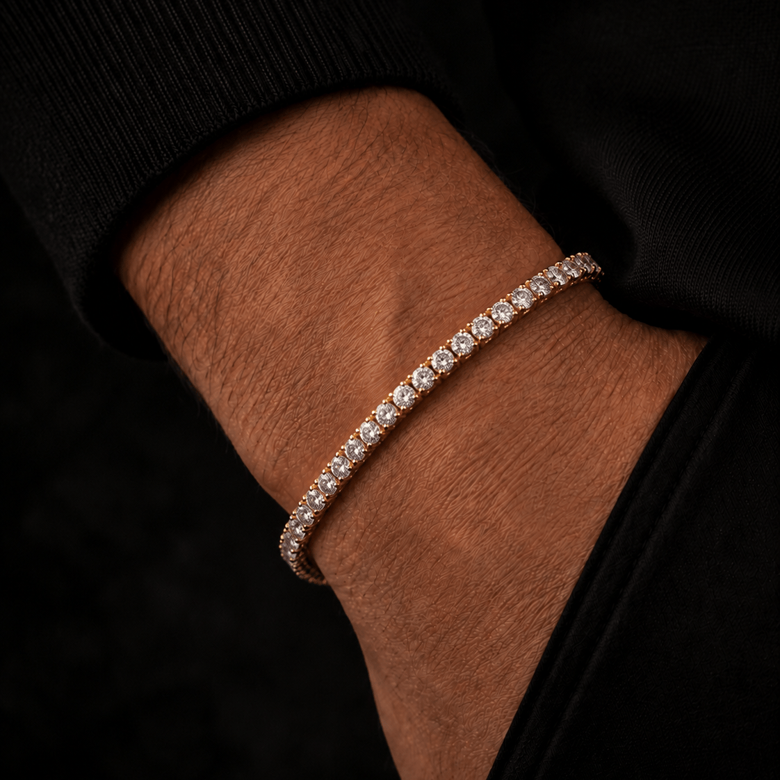18k Gold Diamond Tennis Bracelet