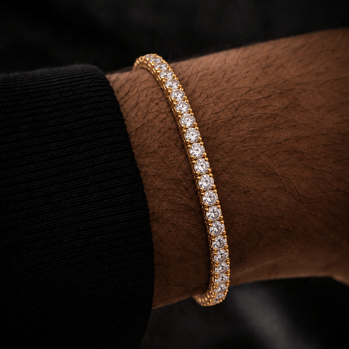 18k Gold Diamond Tennis Bracelet