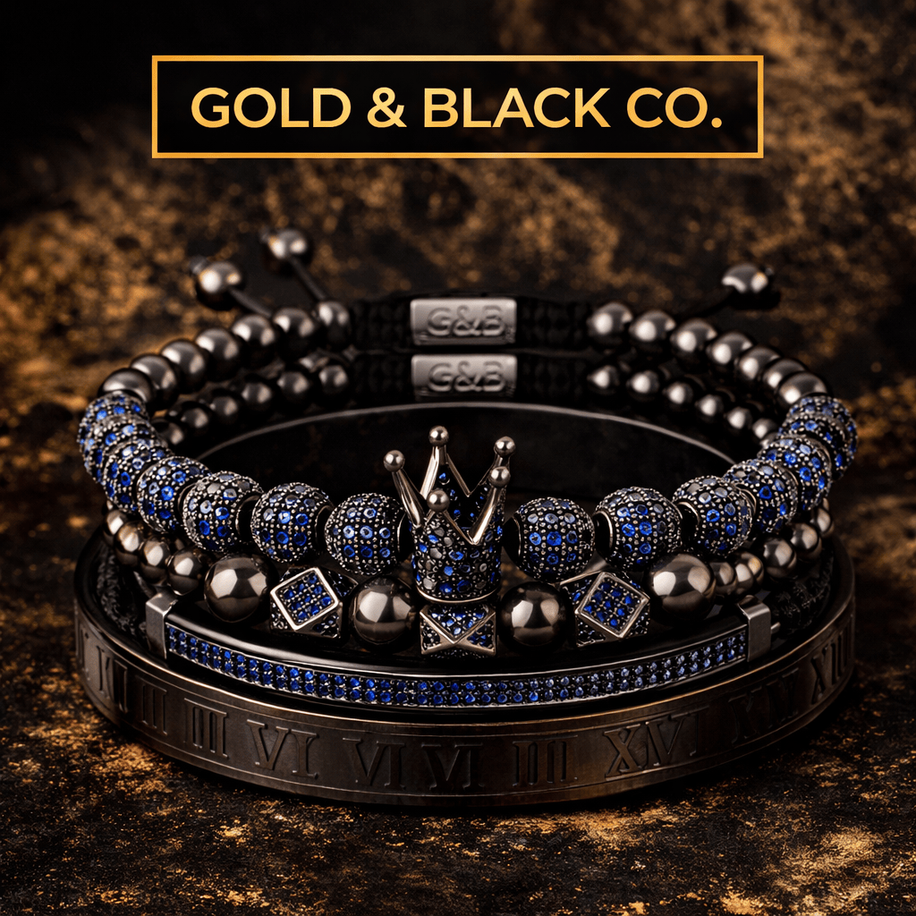 18k Heros Onyx Set