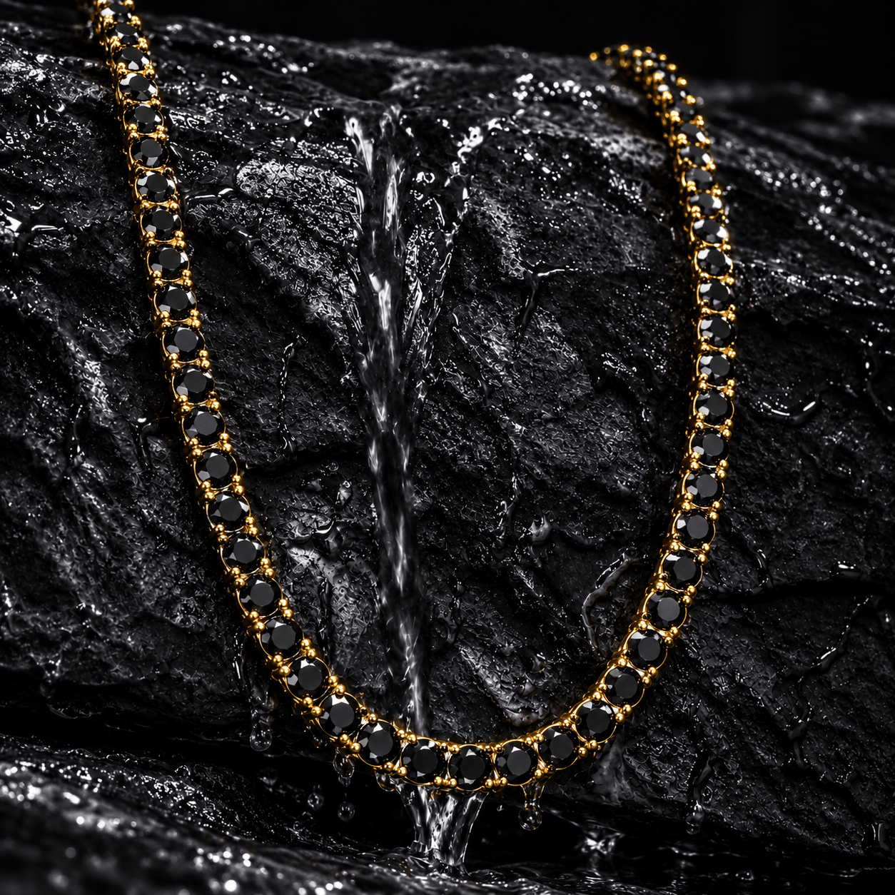Eclipse Chain - Gold Onyx