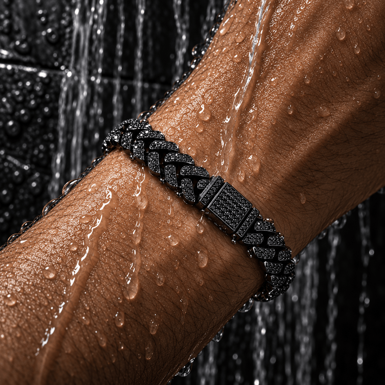 Titan Bracelet - Black Onyx