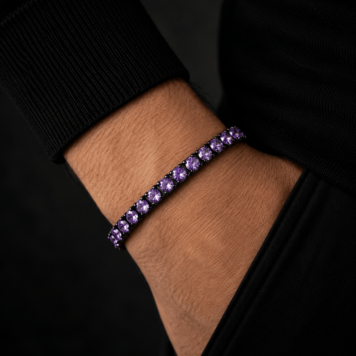 Phantom Bracelet - Black Amethyst