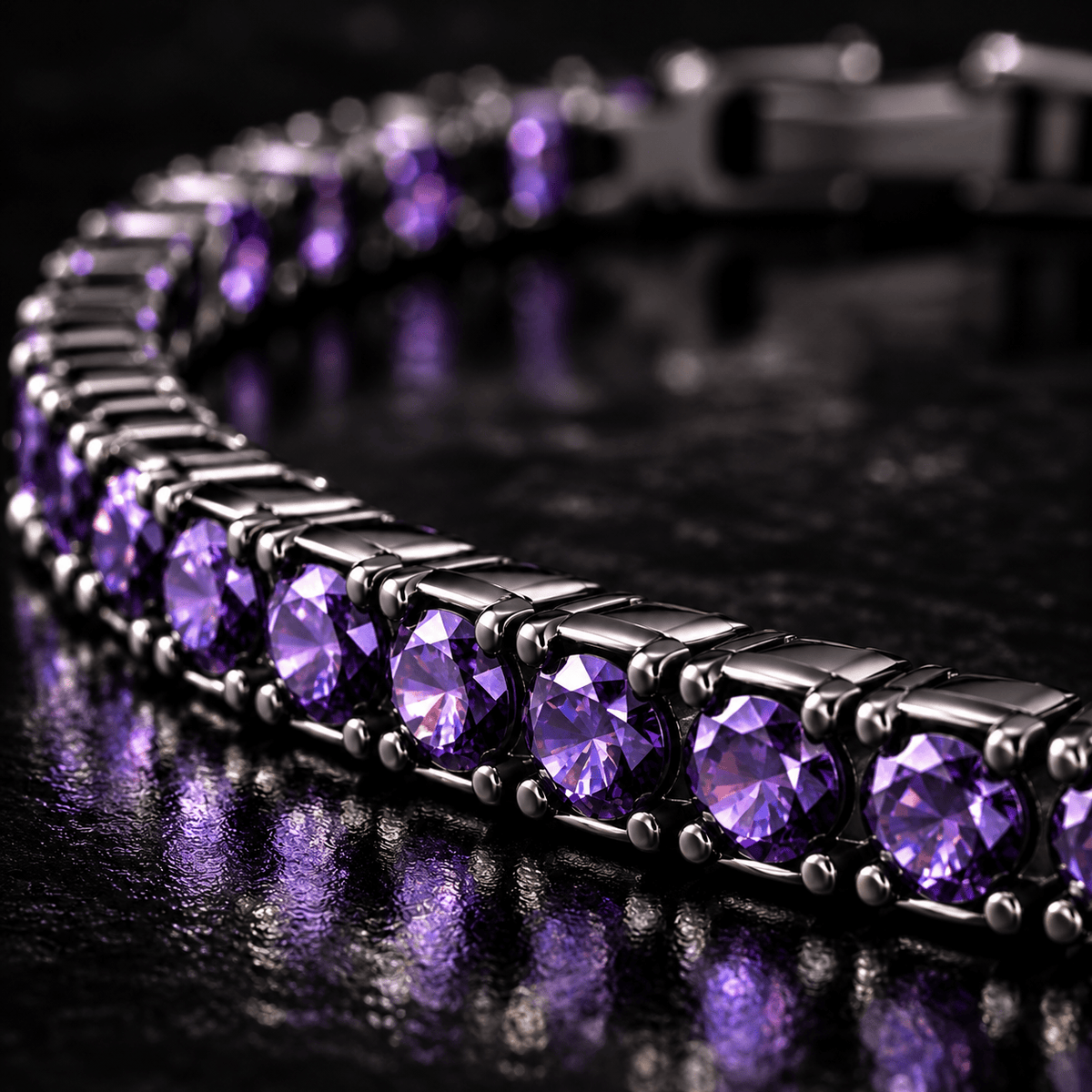Phantom Bracelet - Black Amethyst