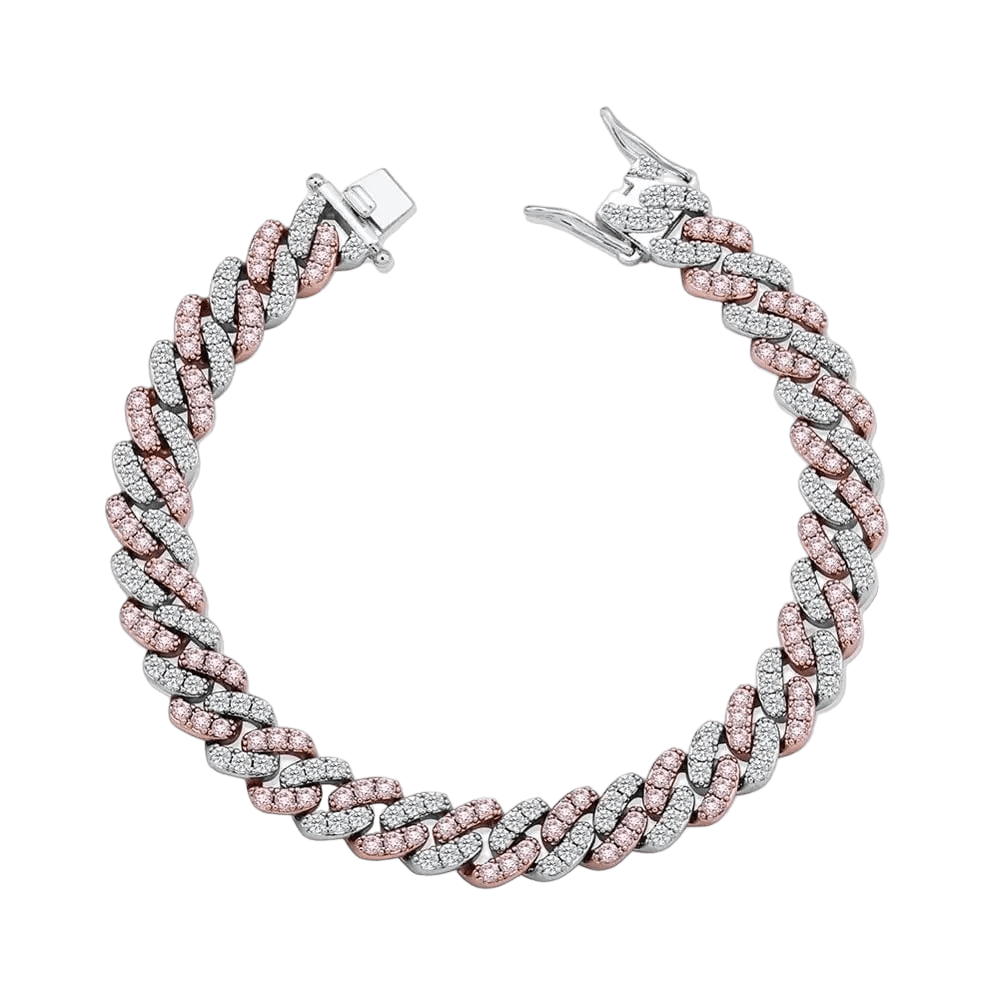 8MM Diamond Miami Cuban Bracelet