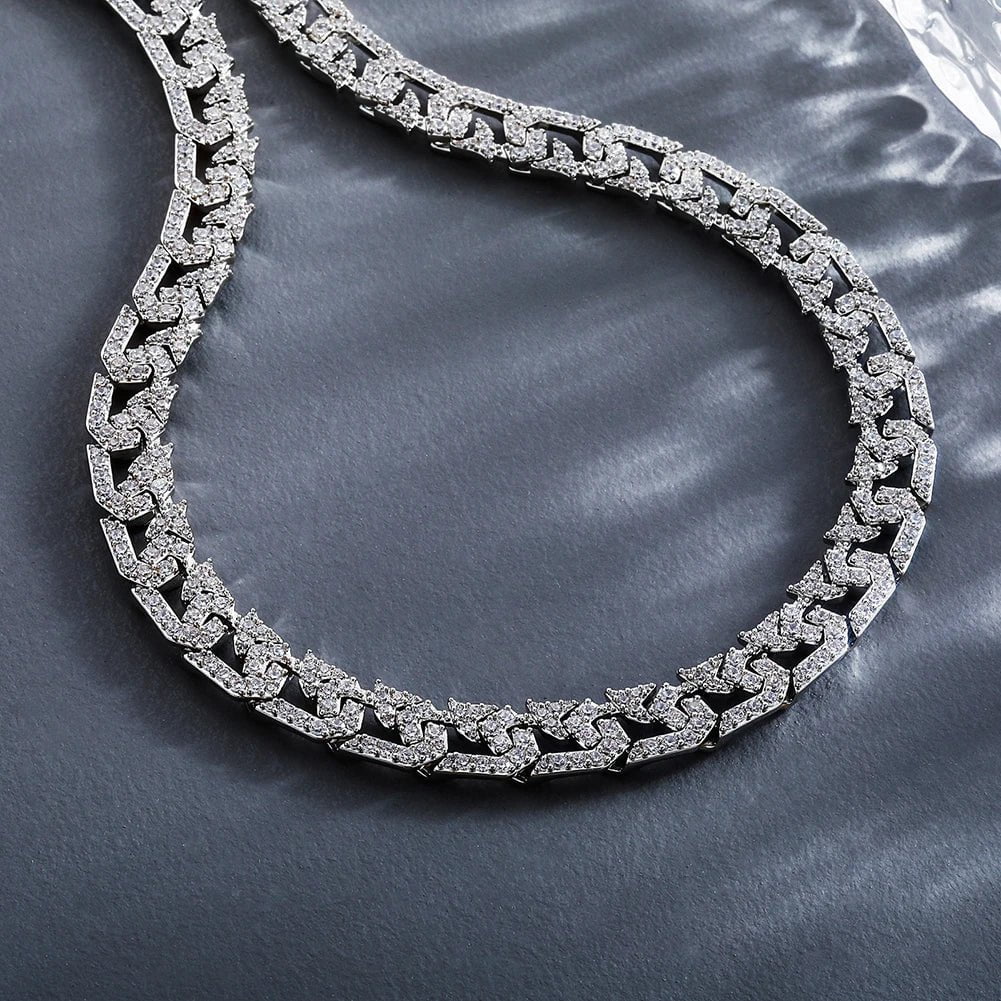 10mm Diamond Cuban Link Chain