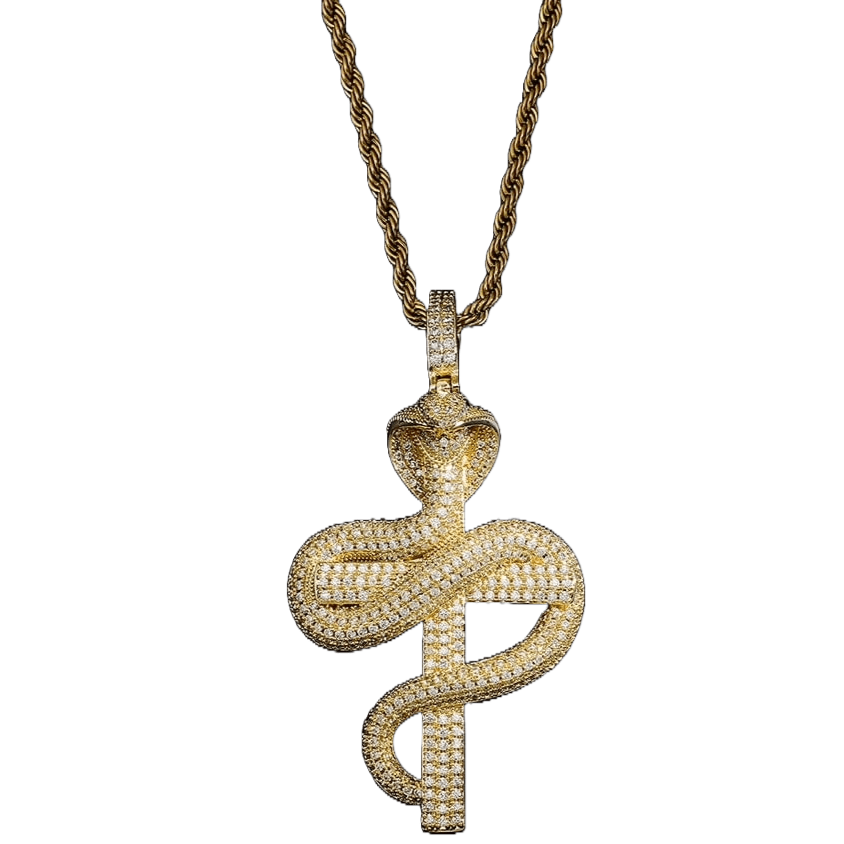 Diamond Snake Pendant