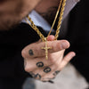 Cross Necklace Set (Gold)