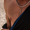 Cross Necklace Set (White Gold)