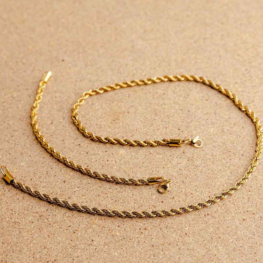 Rope Chain Set (Gold)