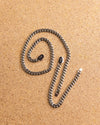 Cuban Chain 8mm Set (White Gold)