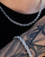 Rope Chain Set (White Gold)