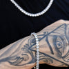 Tennis Chain Set (White Gold)