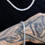 Tennis Chain Set (White Gold)