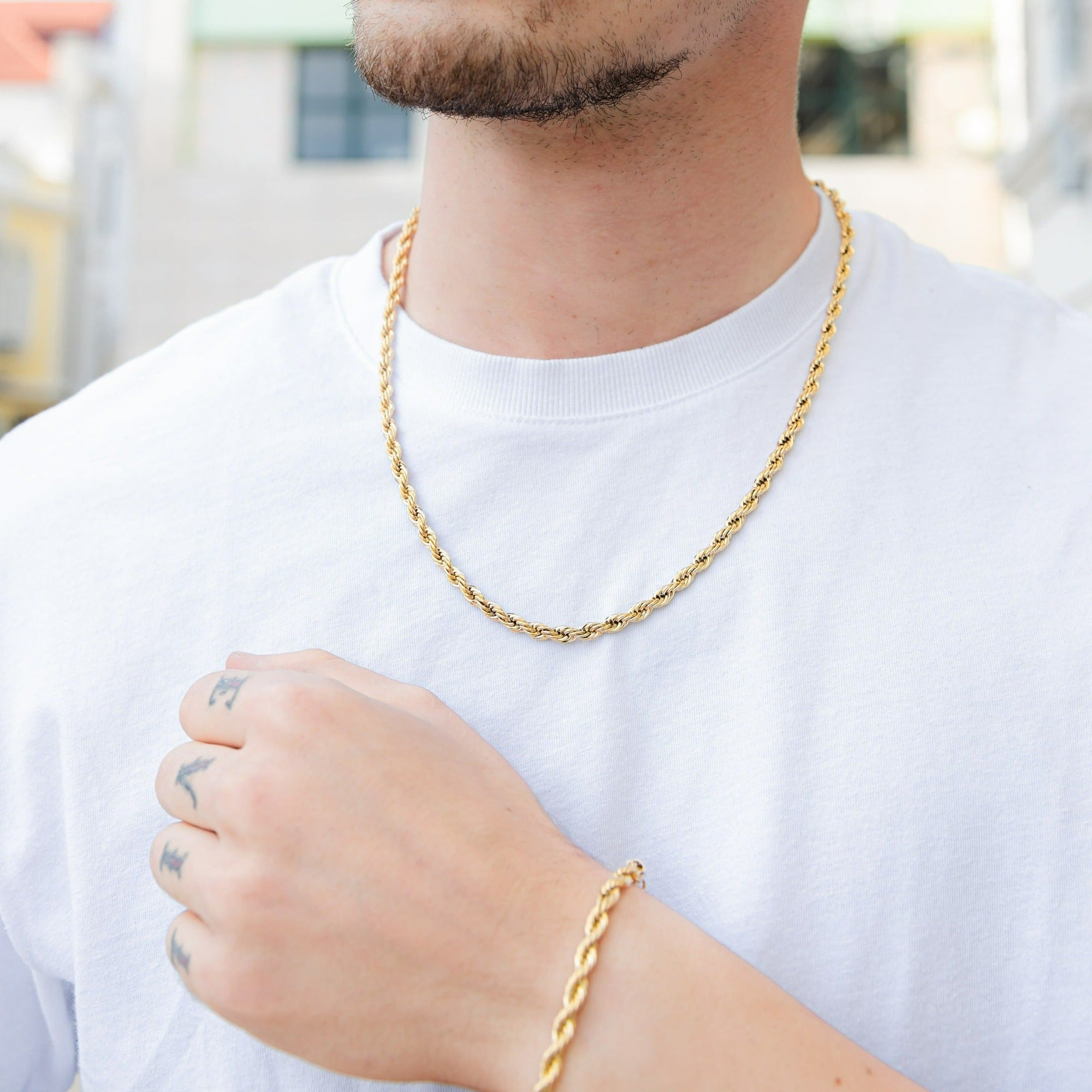 Rope Chain Set (Gold)