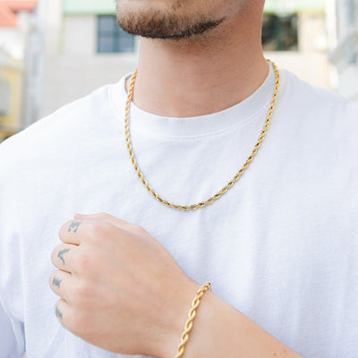 Rope Chain Set (Gold)