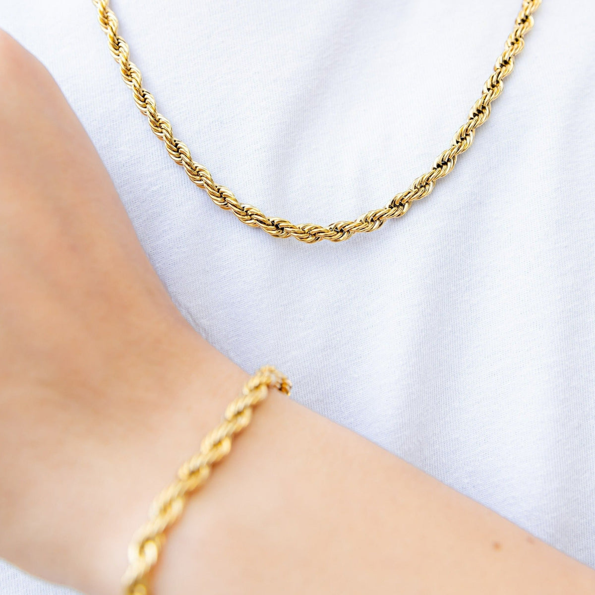 Rope Chain Set (Gold)