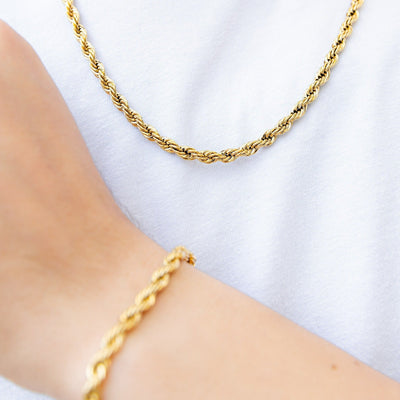 Rope Chain Set (Gold)