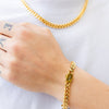 Cuban Chain 8mm Set (Gold)